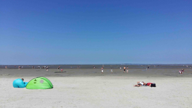 Bensersiel Strand bei Ebbe