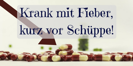 Krank mit Fieber dank Grippewelle