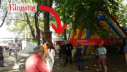 Sparkassen Renntag Eingang Rennbahn