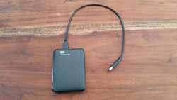 WD Elements 2TB ausgepackt