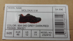 Wanderschuh McKinley Preisschild